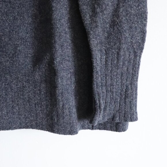 Aritzia Community Women's Sz S Blue Wool Turtleneck Stretch Pullover Sweater - Picture 7 of 11